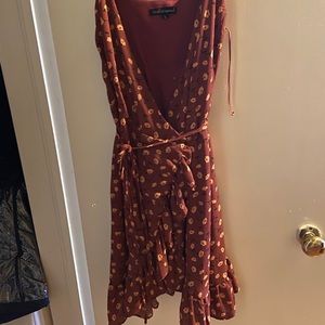 Floral wrap dress